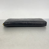 【6hd3020】ルイヴィトン 長財布 モノグラム・アンプラント ポルトフォイユクレマンス M60171 ノワール【中古】レディース