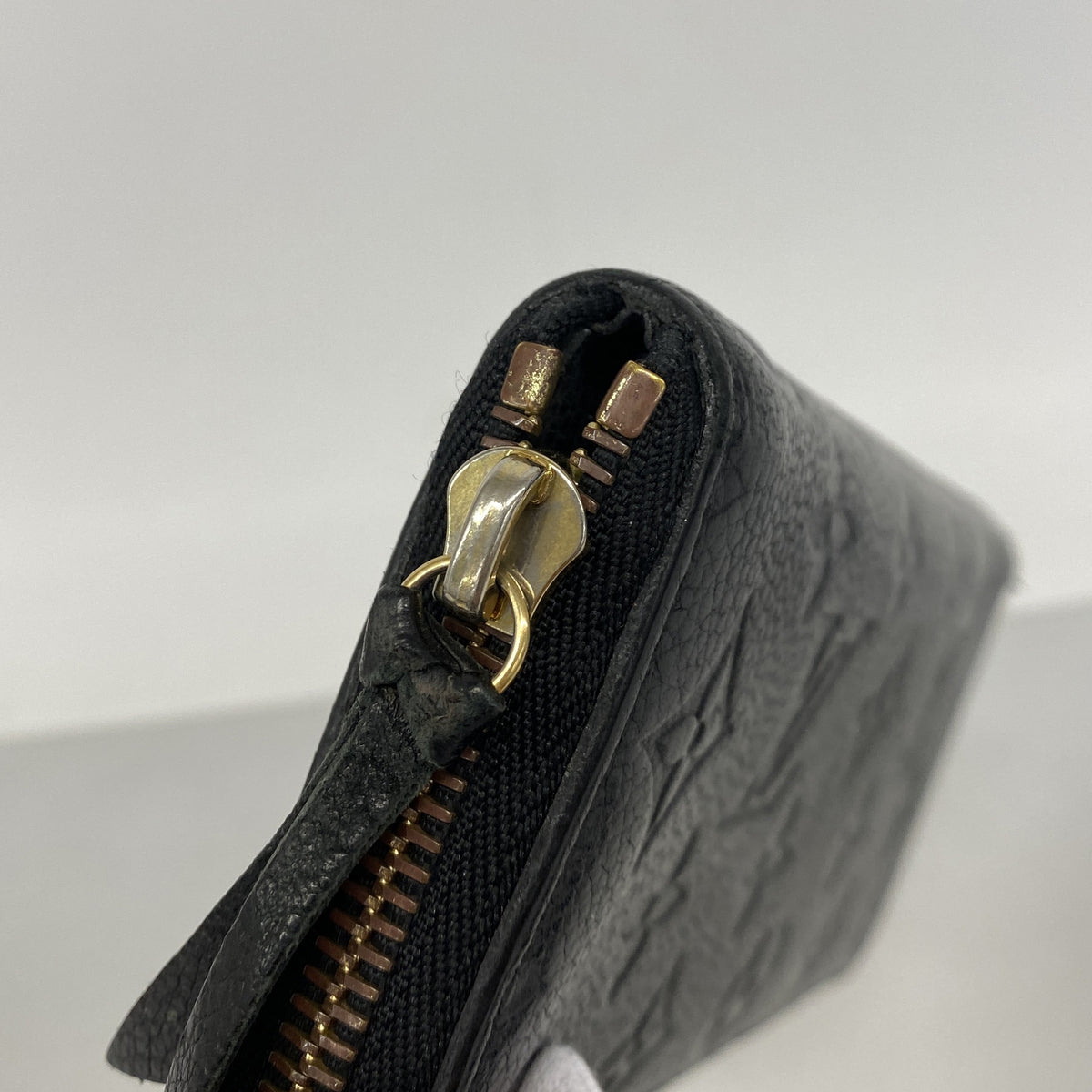 【6hd3020】ルイヴィトン 長財布 モノグラム・アンプラント ポルトフォイユクレマンス M60171 ノワール【中古】レディース