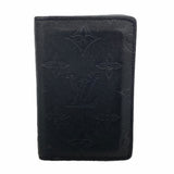 【6hd3021】ルイヴィトン カードケース モノグラム・シャドウ オーガナイザードゥポッシュ M62899 ブラック【中古】メンズ