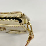 【6hd3028-k】ルイヴィトン ポーチ ヴェルニ フラワーレキシントン M92246 ベージュ【中古】レディース