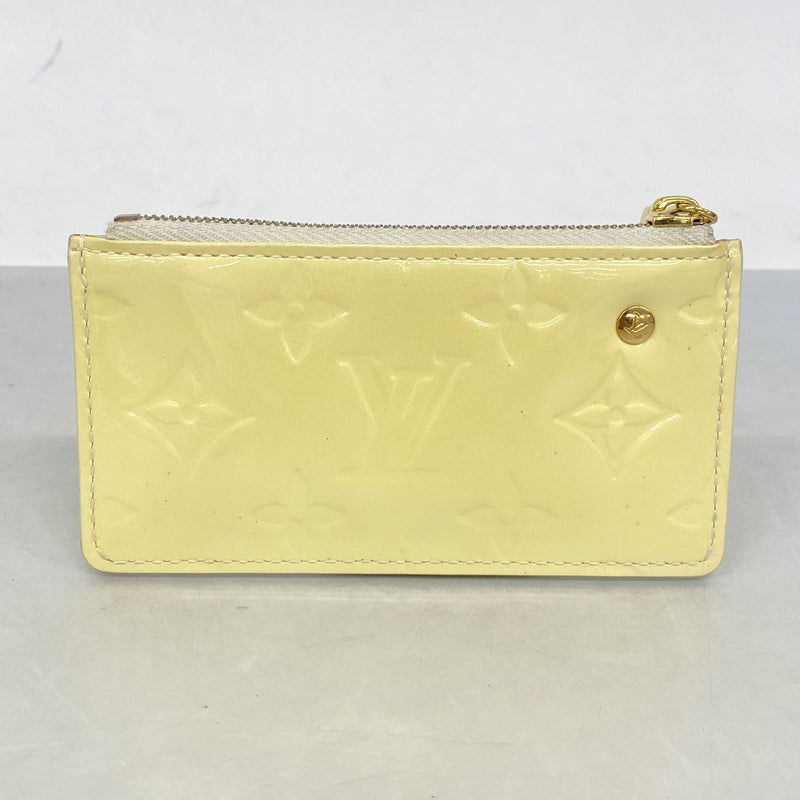 【6hd3031-k】ルイヴィトン コインケース ヴェルニ ポシェットクレ M91348 ペルル【中古】レディース