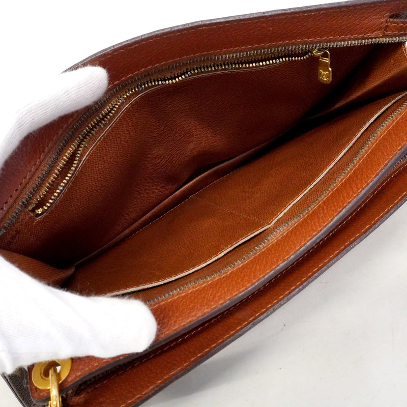 【6hd3057-k】ルイヴィトン ショルダーバッグ モノグラム アンギャン M51205 ブラウン【中古】レディース
