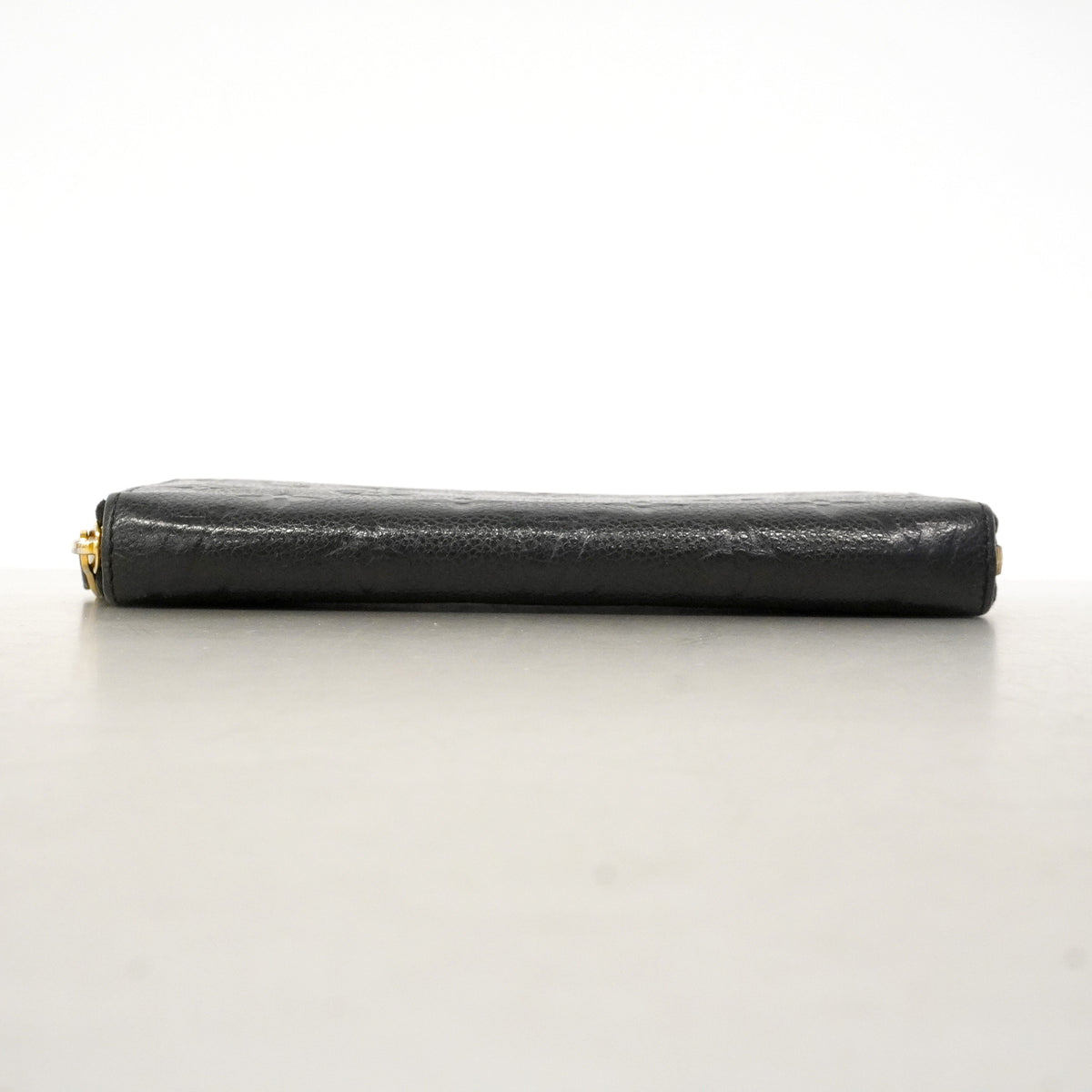【6hd3062-k】ルイヴィトン 長財布 モノグラム・アンプラント ジッピーウォレット M61864 ノワール【中古】レディース