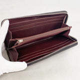 【6hd3067】シャネル 長財布 マトラッセ キャビアスキン ブラック シルバー金具【中古】レディース