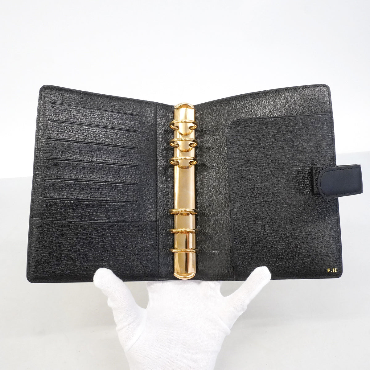 【6hd3079-k】ルイヴィトン 手帳カバー ノマド アジェンダMM R20478 ノワール【中古】メンズ レディース ユニセックス