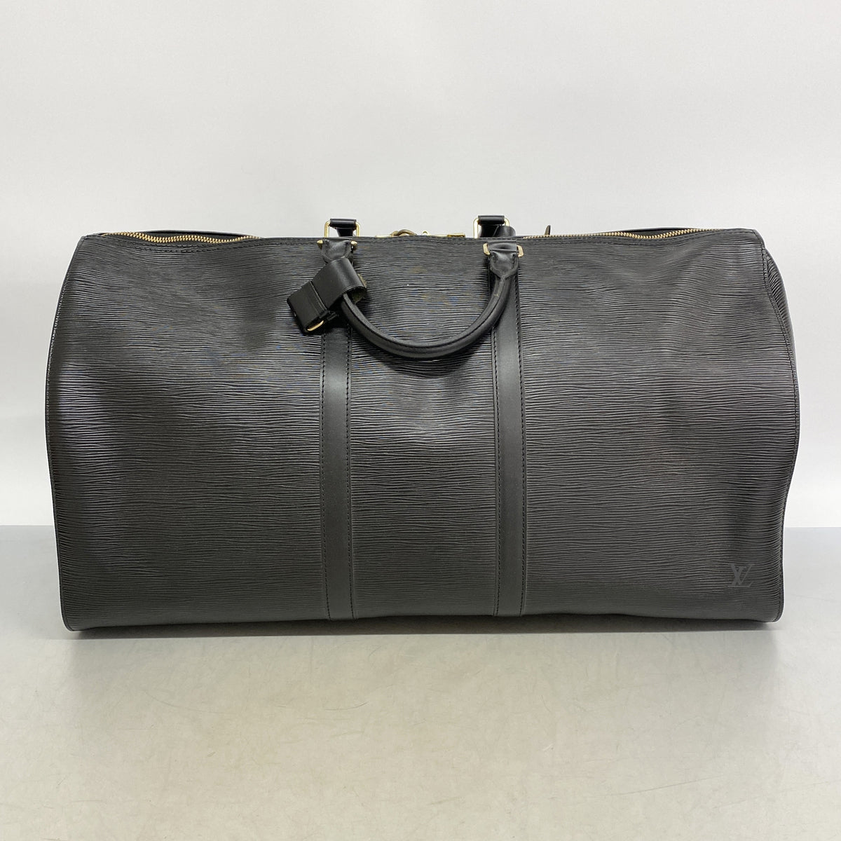 【6hd3092】ルイヴィトン ボストンバッグ エピ キーポル55 M42952 ノワール【中古】メンズ レディース ユニセックス