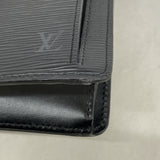 【6hd3093】ルイヴィトン クラッチバッグ エピ ポシェットセリエドラゴンヌ M52612 ノワール【中古】メンズ