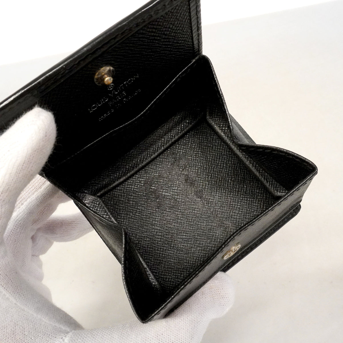 【6hd3101】ルイヴィトン コインケース エピ ポルトモネボワット M63692 ノワール【中古】メンズ レディース ユニセックス
