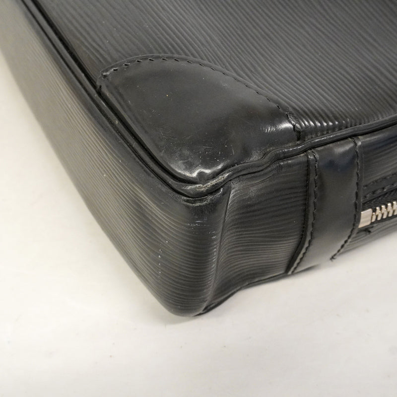 【6hd3102】ルイヴィトン ビジネスバッグ エピ ポルトドキュマンヴォワヤージュ M54472 ノワール【中古】メンズ