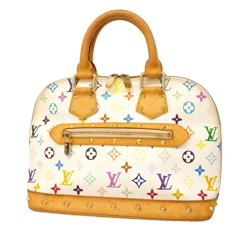 【6hd3104】ルイヴィトン ハンドバッグ モノグラム・マルチカラー アルマ M92647 ブロン【中古】レディース
