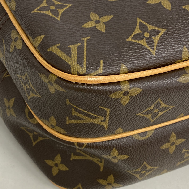 【6hd3114】ルイヴィトン ショルダーバッグ モノグラム リポーターPM M45254 ブラウン【中古】レディース