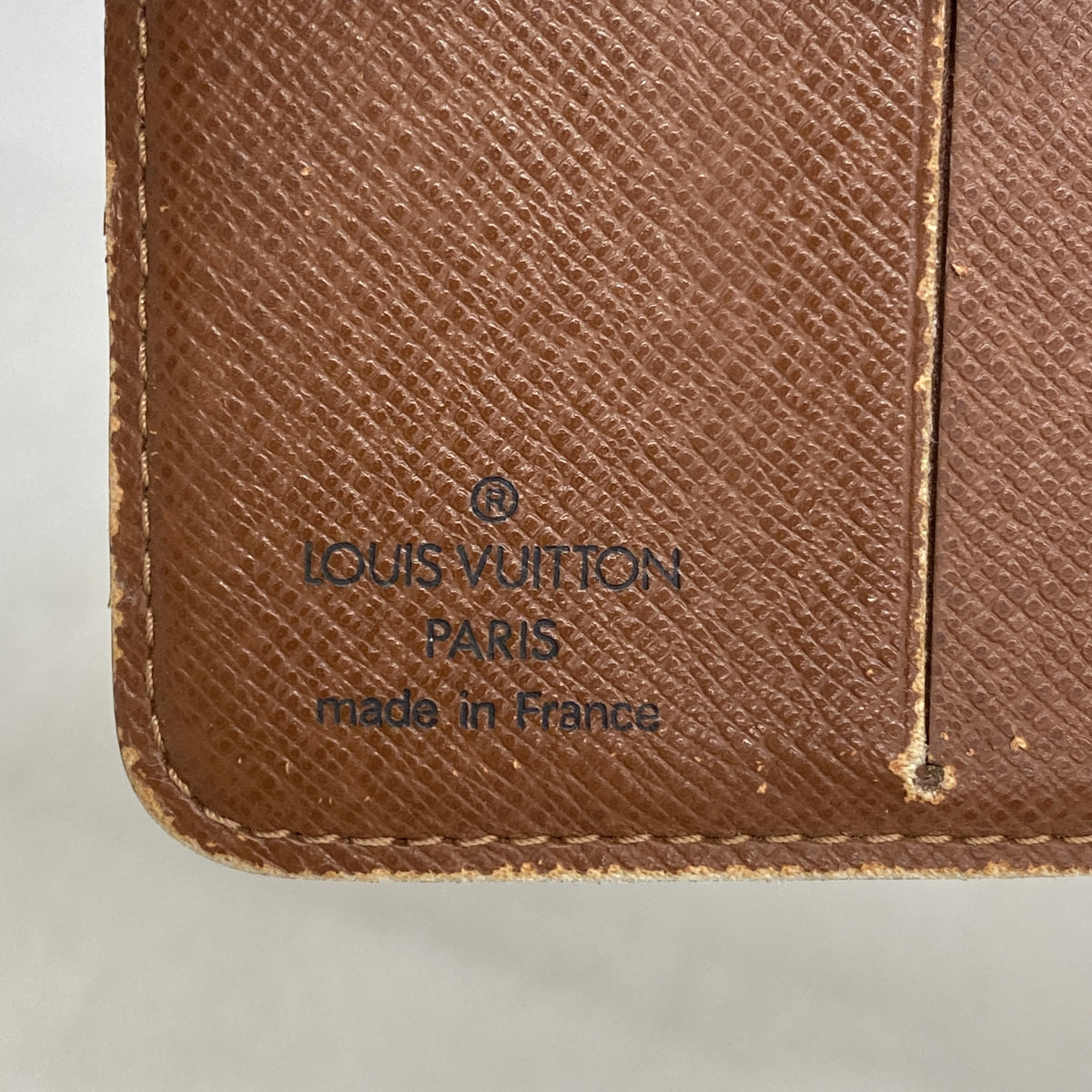 【6hd3118】ルイヴィトン 財布 モノグラム コンパクトジップ M61667 ブラウン【中古】レディース
