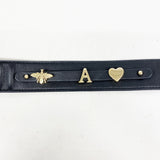 【6hd3121】クリスチャンディオール ハンドバッグ カナージュ レディディオール レザー ブラック ゴールド金具 2wayバッグ【中古】レディース