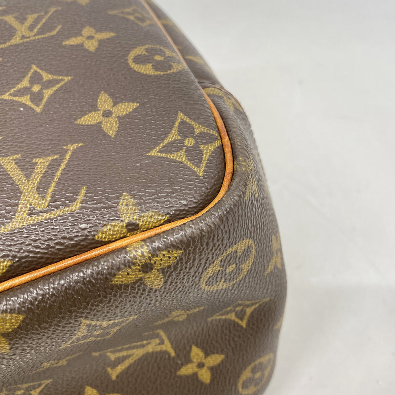 【6hd3123】ルイヴィトン ハンドバッグ モノグラム ドーヴィル M47270 ブラウン【中古】レディース