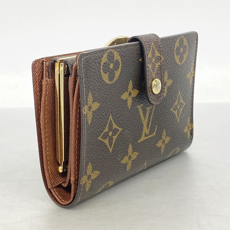 【6hd3129】ルイヴィトン 財布 モノグラム ポルトフォイユヴィエノワ M61674 ブラウン【中古】レディース