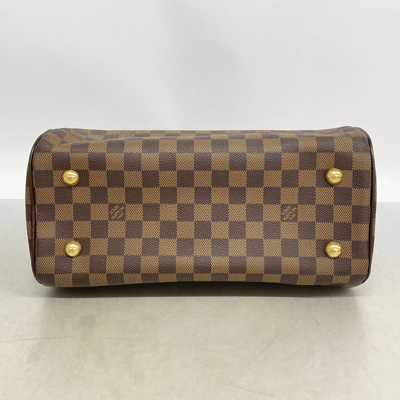 【6hd3132】ルイヴィトン ハンドバッグ ダミエ ドゥオモ N60008 エベヌ【中古】レディース