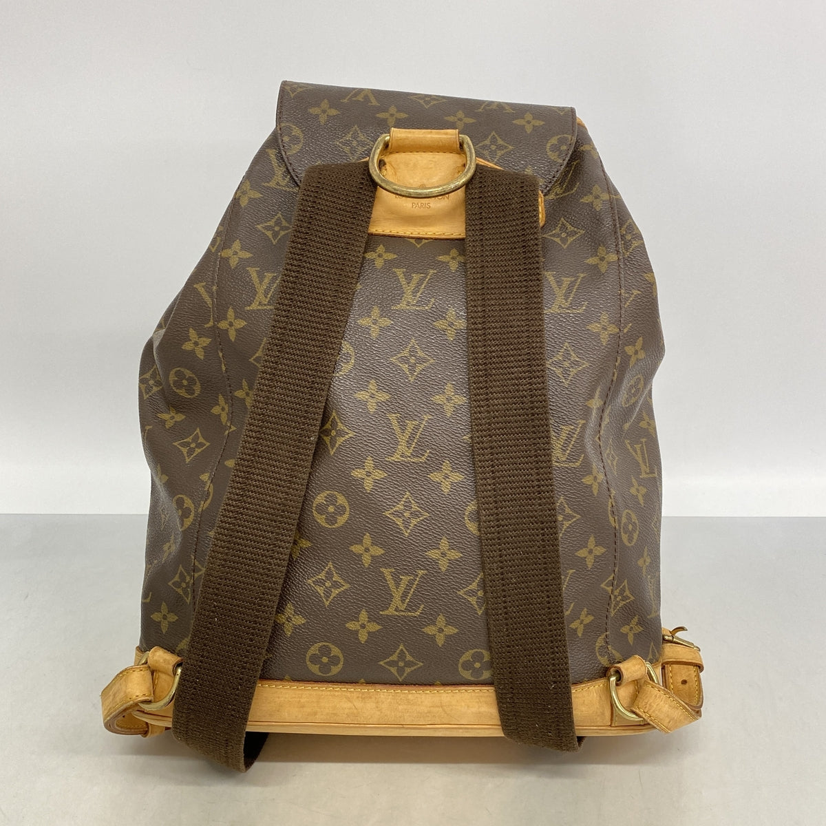 【6hd3133】ルイヴィトン リュック・デイパック モノグラム モンスリGM M51135 ブラウン【中古】レディース