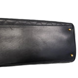 【6hd3141】シャネル チェーントート ビコローレ スーパーモデル レザー ブラック ゴールド金具【中古】レディース