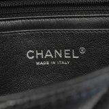 【6hd3142】シャネル ショルダーバッグ ミニマトラッセ チェーンショルダー キャビアスキン ブラック シルバー金具【中古】レディース