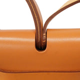 【6hd3147】エルメス ハンドバッグ エールバッグジップPM トワルオフィシエ ナチュラル/バンブー シルバー金具 □R刻印 2wayバッグ【中古】レディース
