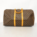 【6hd3149】ルイヴィトン ボストンバッグ モノグラム キーポル55 M41414 ブラウン【中古】メンズ レディース ユニセックス