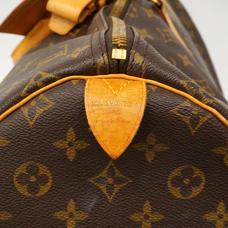 【6hd3149】ルイヴィトン ボストンバッグ モノグラム キーポル55 M41414 ブラウン【中古】メンズ レディース ユニセックス