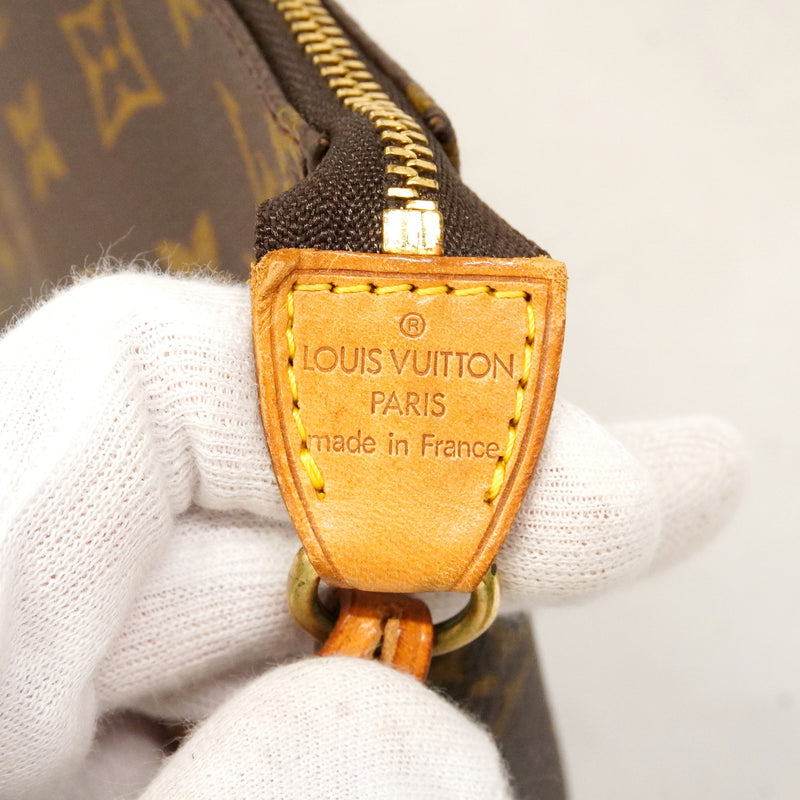 【6hd3156】ルイヴィトン ポーチ モノグラム ポシェット・アクセソワール M51980 ブラウン【中古】レディース