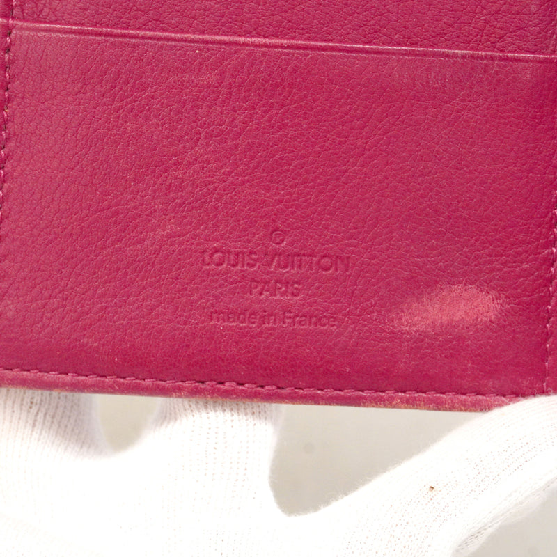 【6hd3158】ルイヴィトン 三つ折り長財布 マヒナ ポルトフォイユアメリア M58090 グルナ【中古】レディース