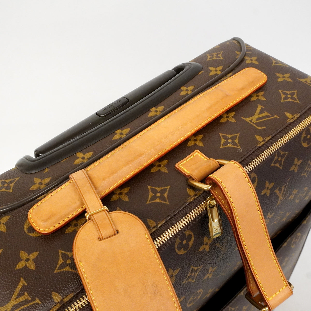 【6hd3160】ルイヴィトン キャリーバッグ モノグラム ぺガス50 M23251 ブラウン【中古】メンズ レディース ユニセックス