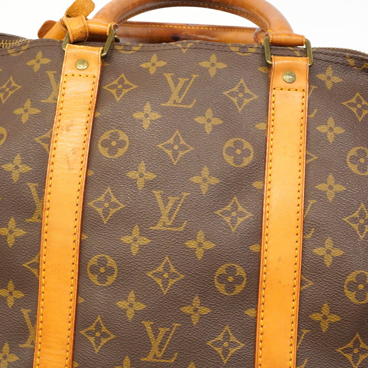【6hd3161】ルイヴィトン ボストンバッグ モノグラム キーポル55 M41424 ブラウン【中古】メンズ レディース ユニセックス