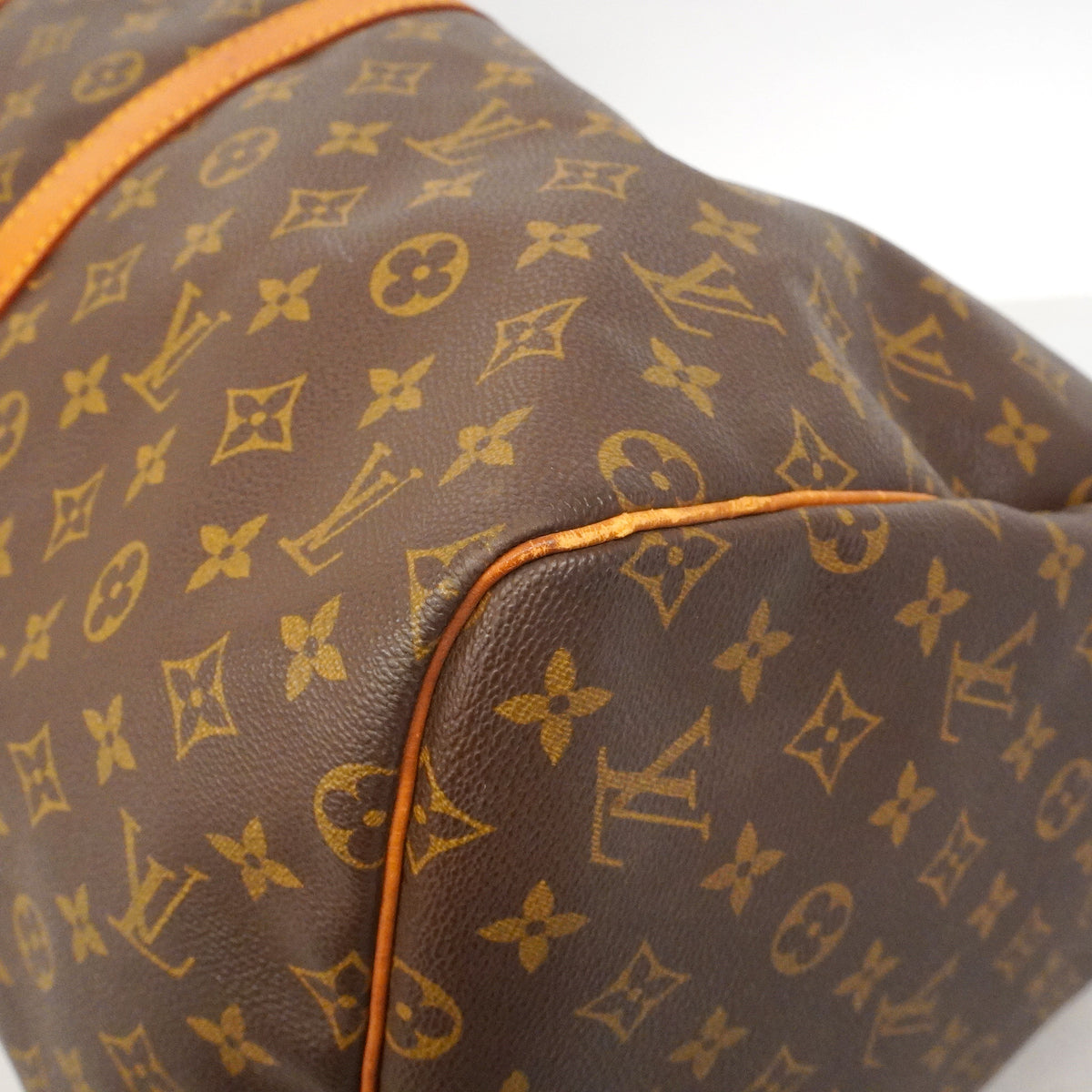 【6hd3161】ルイヴィトン ボストンバッグ モノグラム キーポル55 M41424 ブラウン【中古】メンズ レディース ユニセックス