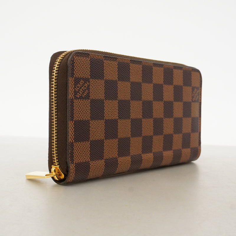 【6hd3169】ルイヴィトン 長財布 ダミエ ジッピーウォレット N41661 エベヌ【中古】メンズ レディース ユニセックス