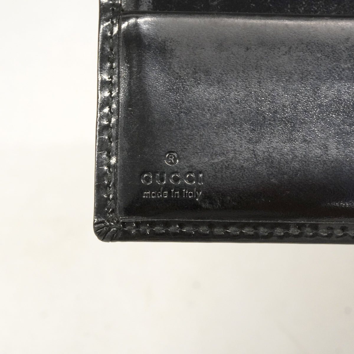 【6hd3170】グッチ 財布 GGインプリメ 224122 PVC ブラック シルバー金具【中古】メンズ