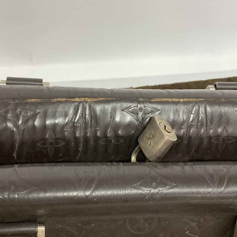 【6hd3172】ルイヴィトン ボストンバッグ モノグラム・グラセレザー リッキー M46560 カフェ【中古】メンズ