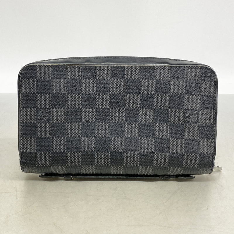 ★在庫処分★最終価格【6hd3178】ルイヴィトン 長財布 ダミエ・グラフィット ジッピーXL N41503  グレー ブラック【中古】メンズ