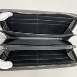 【6hd3179】グッチ 長財布 グッチシマ 307987 レザー ブラック シルバー金具【中古】メンズ レディース ユニセックス