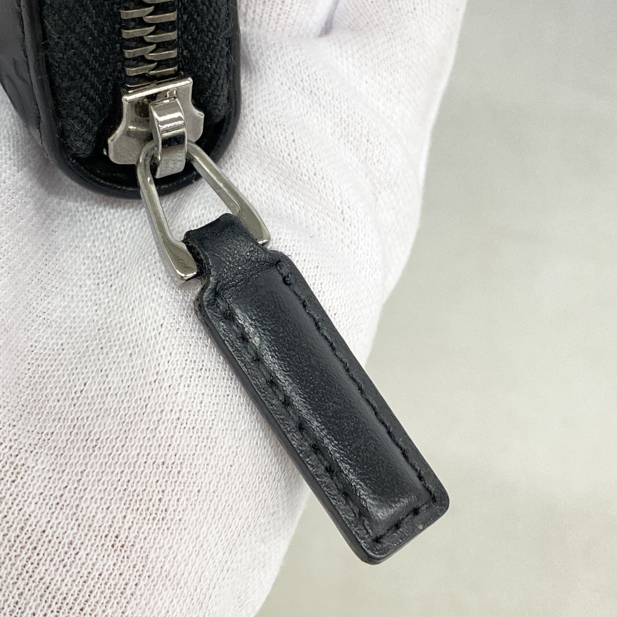 【6hd3179】グッチ 長財布 グッチシマ 307987 レザー ブラック シルバー金具【中古】メンズ レディース ユニセックス