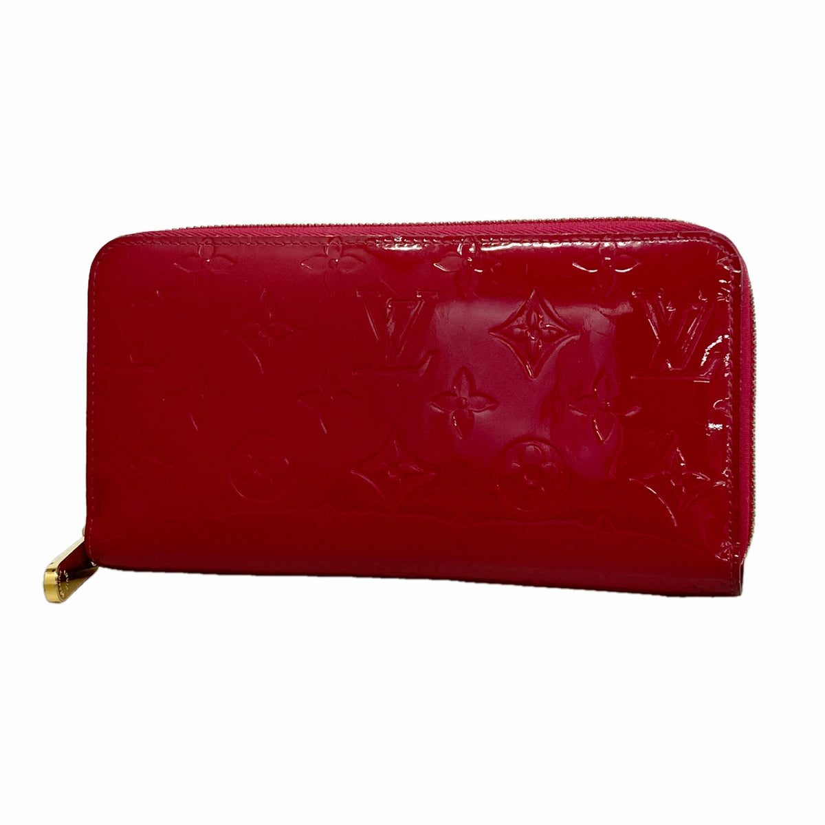 【6hd3187】ルイヴィトン 長財布 ヴェルニ ジッピーウォレット M91597 ローズアンディアン【中古】レディース