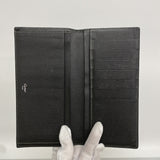 【6hd3190】カルティエ 長財布 レザー ブラック ゴールド/シルバー金具【中古】レディース