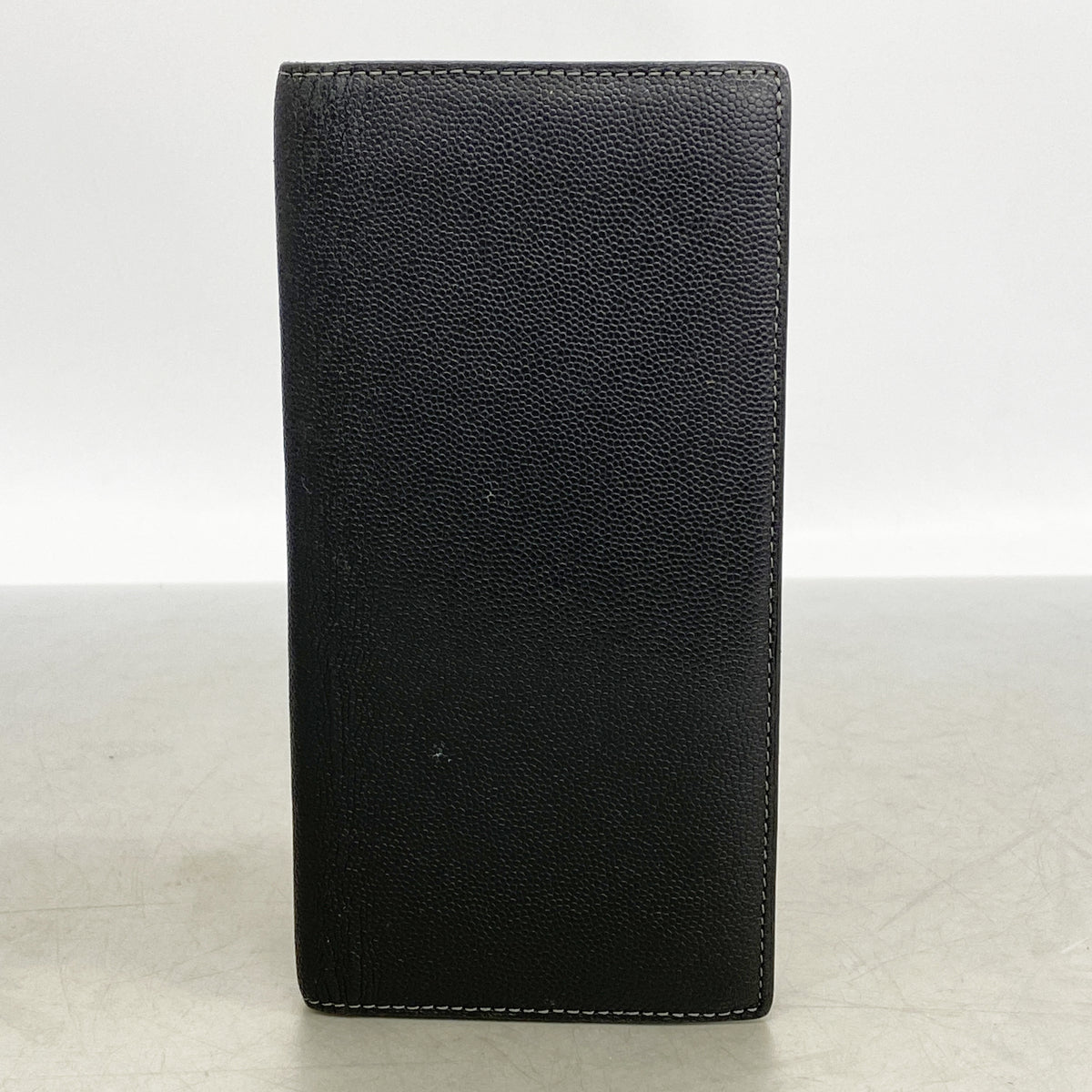 【6hd3190】カルティエ 長財布 レザー ブラック ゴールド/シルバー金具【中古】レディース