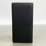 【6hd3190】カルティエ 長財布 レザー ブラック ゴールド/シルバー金具【中古】レディース
