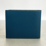 【6hd3199】カルティエ 札入れ レザー グリーン シルバー金具【中古】メンズ