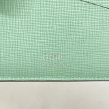 【6hd3199】カルティエ 札入れ レザー グリーン シルバー金具【中古】メンズ