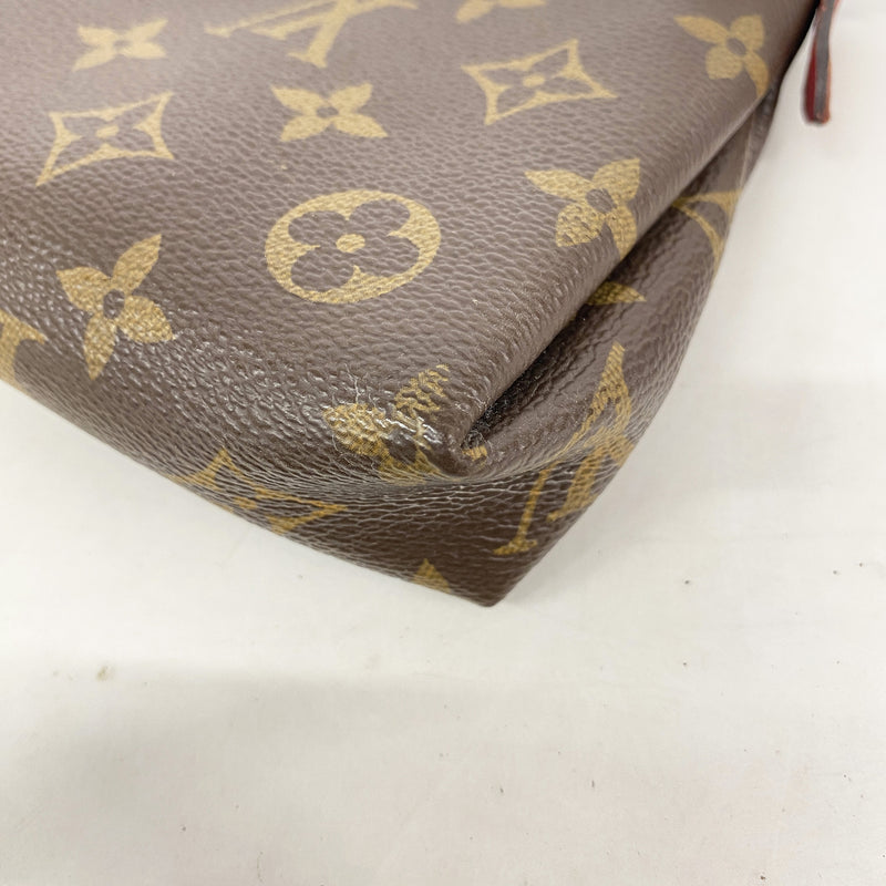 【6hd3209】ルイヴィトン ハンドバッグ モノグラム パラスクラッチ M41638 ブラウン スリーズ 2wayバッグ【中古】レディース
