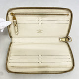 【6hd3213】ルイヴィトン 長財布 モノグラム・アンプラント ポルトフォイユスクレット ロン M93437 ネージュ【中古】レディース