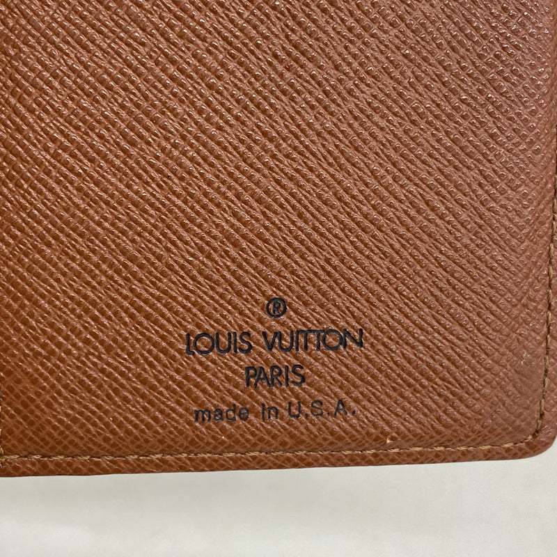 【6hd3214】ルイヴィトン 財布 モノグラム ポルトモネビエ ヴィエノワ M61663 ブラウン【中古】レディース