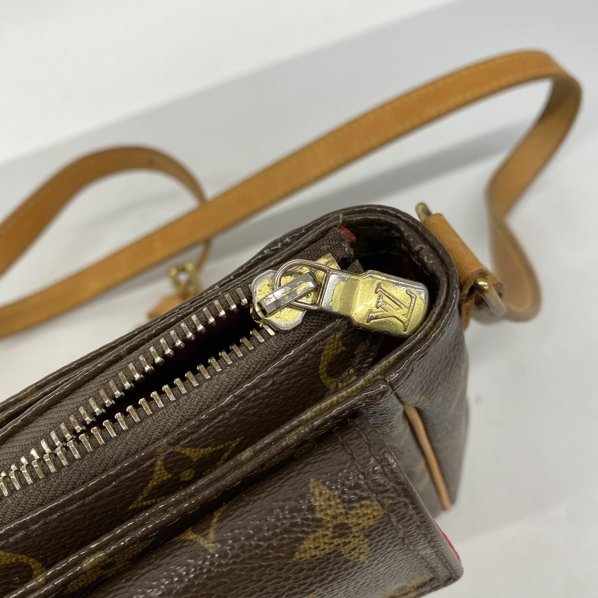 【6hd3226】ルイヴィトン ショルダーバッグ モノグラム ヴィバシテPM M51165 ブラウン【中古】レディース