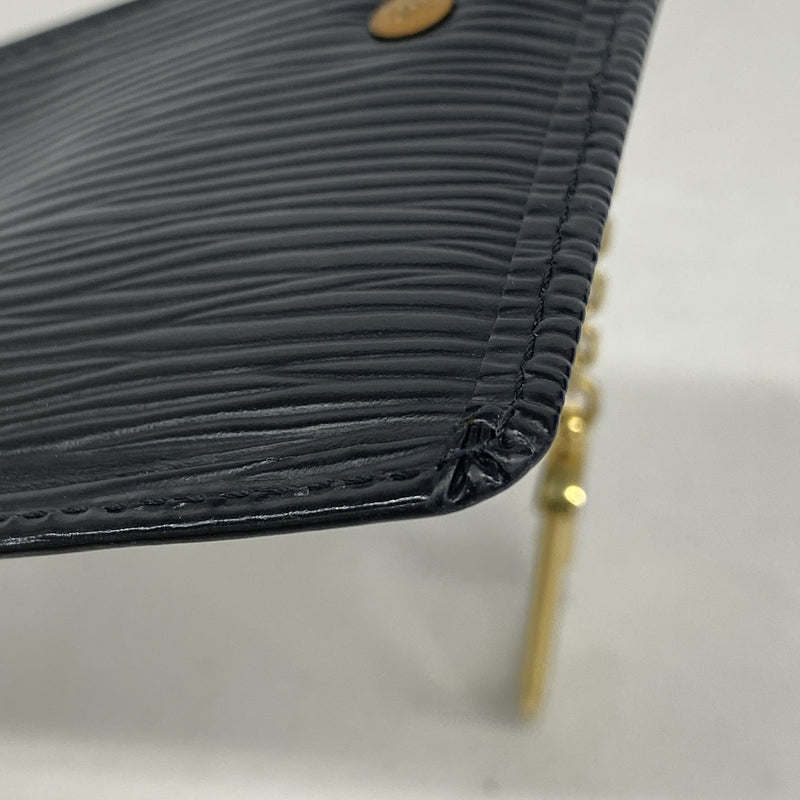 【6hd3241】ルイヴィトン コインケース エピ ポシェットクレ M63802 ノワール【中古】メンズ レディース ユニセックス