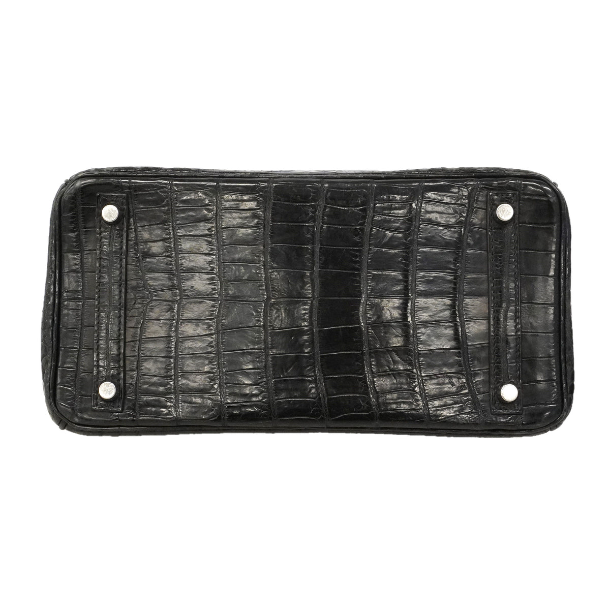 【6hd3256-g】エルメス ハンドバッグ バーキン30 ニロティカスマット ブラック シルバー金具 □N刻印【中古】レディース