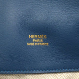 【6hd3257-g】エルメス ハンドバッグ ケリーリラックス50 グリズリー ブルータラサ シャンパンゴールド金具 □Q刻印【中古】メンズ